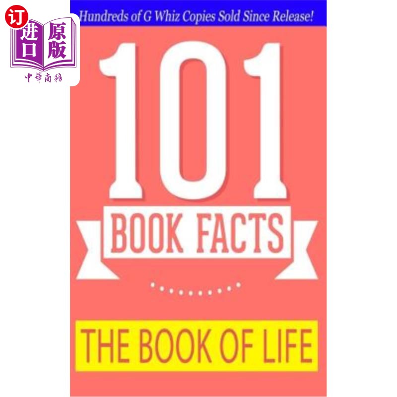 海外直订The Book of Life -101 Book Facts: #1 Fun Facts & Trivia Tidbits 生活之书-101书本事实:#1有趣的事实和琐事花絮