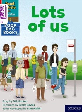 海外直订Read Write Inc. Phonics: Red Ditty Book Bag Book... Read Write公司自然拼读:红色小曲书包第8册我们很多人