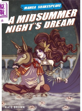 预售 仲夏夜之梦 漫画莎士比亚系列 Manga Shakespeare A Midsummer Night s Dream 英文原版 Brown Kate 经典文学名著【中商原版?