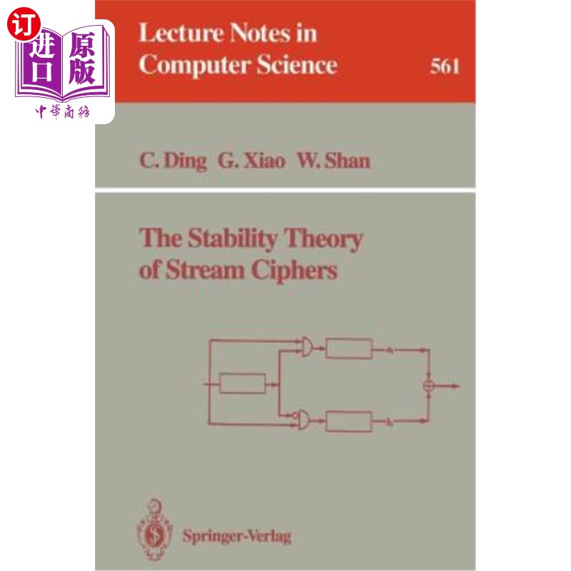 海外直订The Stability Theory of Stream Ciphers 流密码的稳定性理论
