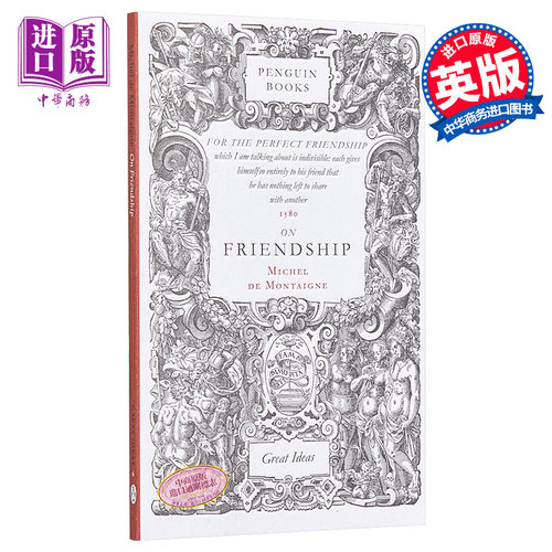 蒙田：论友谊 英文原版 Penguin Great Ideas : On Friendship Michel de Montaigne 【中商原版】