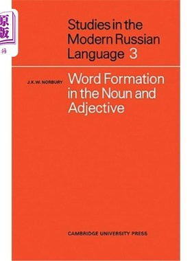 海外直订Word Formation in the Noun and Adjective 名词和形容词的构词法