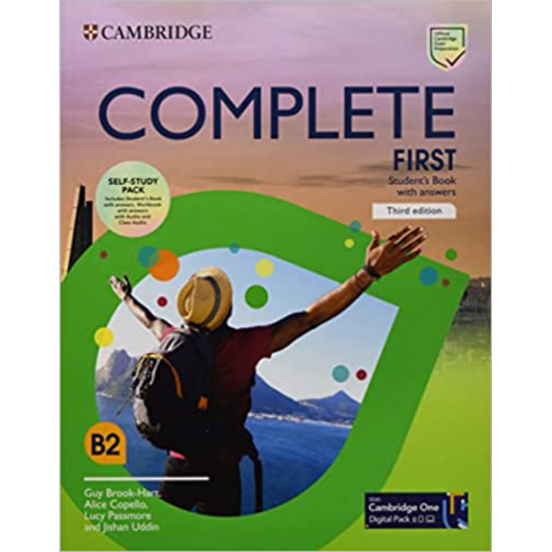 预售 剑桥Complete First Third Edition Self-study Pack FCE考试 B2自学套装 学生用书练习册有答案配音频【中商原版】