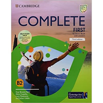 预售 剑桥Complete First Third Edition Self-study Pack FCE考试 B2自学套装 学生用书练习册有答案配音频【中商原版】