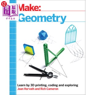 and Geometry 海外直订Make Building 学习编码 几何 Learn 3D打印和建筑 Coding 制作 Printing