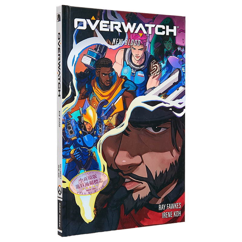 守望先锋 新鲜血液 绘本小说 Overwatch New Blood 英文原版 Ray Fawkes 漫画小说 游戏【中商原版】