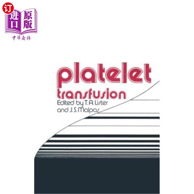海外直订医药图书Platelet Transfusion 血小板输血