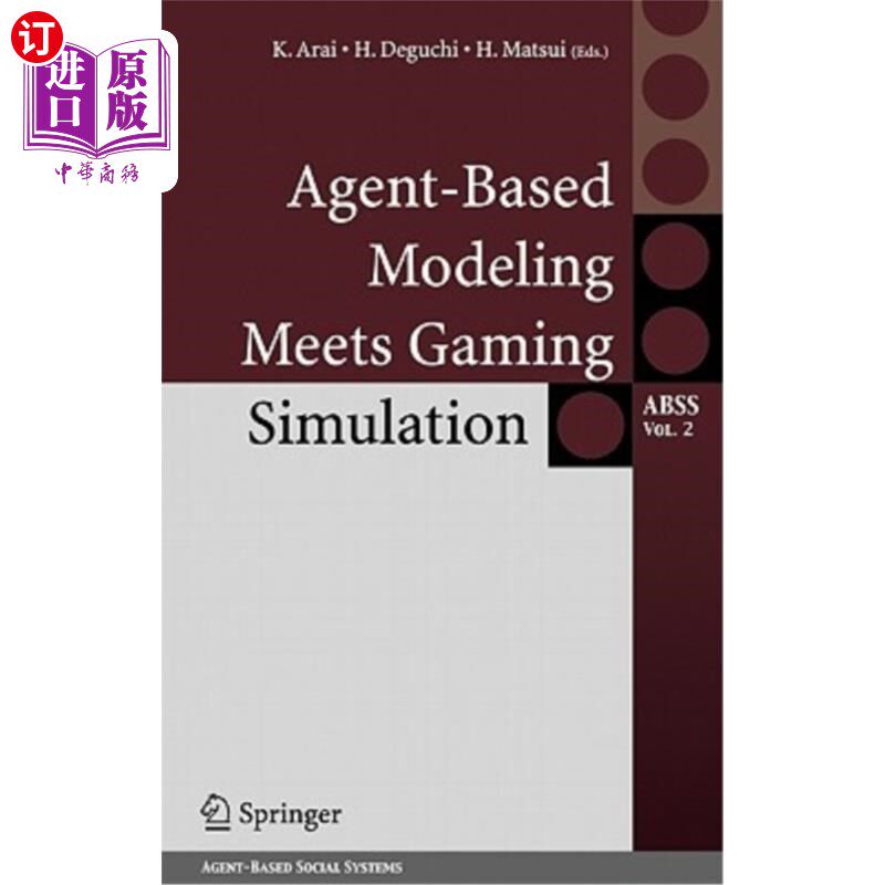海外直订Agent-Based Modeling Meets Gaming Simulation 基于代理的建模满足游戏模拟