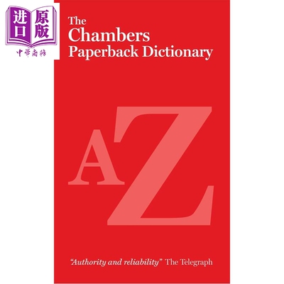 预售 英文原版钱伯斯平装版词典 The Chambers Paperback Dictionary 英语单词词汇 拼写用法含义 参考工具书字词典【中商原版】