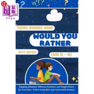 Would 青少年奇迹书：你更喜欢男孩 Dilemmas Age Wonder Book Rather You Engaging 海外直订Teens Boys Edition