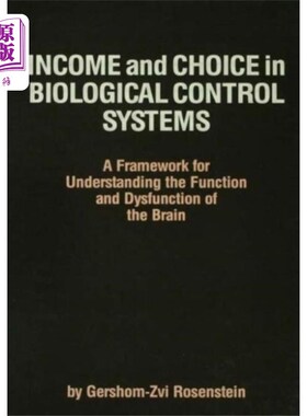 海外直订Income and Choice in Biological Control Systems 生物防治系统的收入与选择