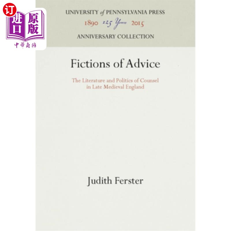 海外直订Fictions of Advice 忠告的虚构