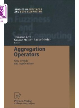 海外直订Aggregation Operators: New Trends and Applications 聚合操作符:新趋势和应用