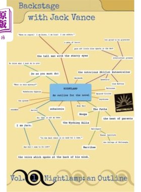 海外直订Backstage with Jack Vance, Volume 1: Nightlamp, an Outline 杰克·万斯的后台，第1卷：夜灯，概述
