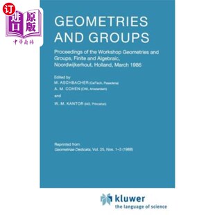 海外直订Geometries and Groups: Proceedings of the Workshop Geometries and Groups, Finite 几何与群：几何与群研讨会论