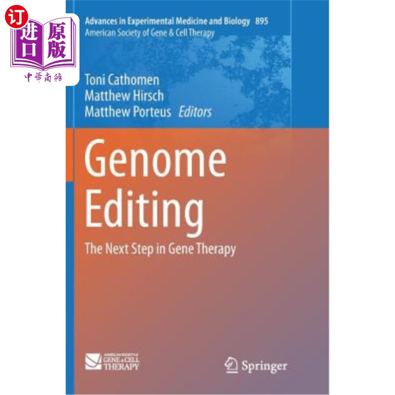 海外直订医药图书Genome Editing: The Next Step in Gene Therapy 基因组编辑:基因治疗的下一步