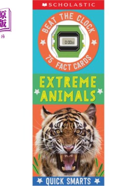 海外直订Extreme Animals Fast Fact Cards: Scholastic Early Learners (Quick Smarts) [With  极限动物快速事实卡:学术早