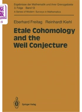 海外直订Etale Cohomology and the Weil Conjecture Etale上同调与Weil猜想