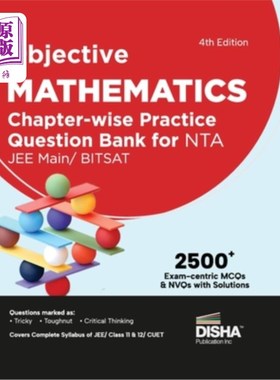 海外直订Objective Chapterwise MCQs Mathematics 目的:分章探讨MCQs数学