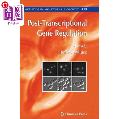 海外直订Post-Transcriptional Gene Regulation