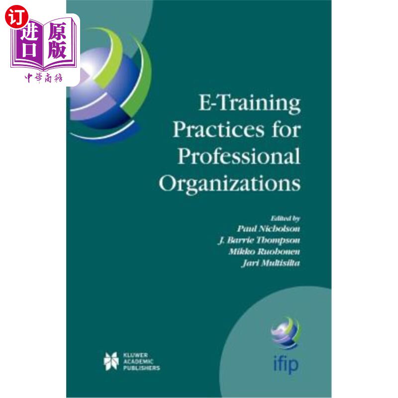海外直订E-Training Practices for Professional Organizations 专业机构的电子培训实践