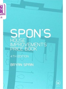海外直订Spon's House Improvement Price Book 斯彭的房屋修缮价目表