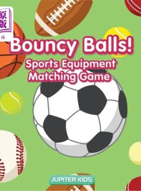 海外直订Bouncy Balls! Sports Equipment Matching Game 弹跳球！体育器材比赛
