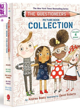 现货 The Questioneers Picture Book Collection 梦想行动派绘本套装 英文原版儿童绘本 精装 6到9岁【中商原版】