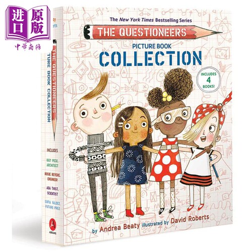 现货 The Questioneers Picture Book Collection 梦想行动派绘本套装 英文原版儿童绘本 精装 6到9岁【中商原版】