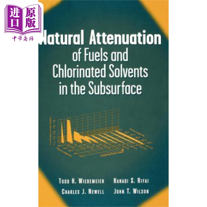 预售 地下燃料与氯化溶剂的自然衰减 Natural Attenuation Of Fuels And Chlorinated Solvents In The Subsurface  英文原版 中商