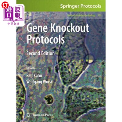 海外直订Gene Knockout Protocols 基因敲除方案