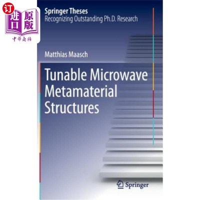 海外直订Tunable Microwave Metamaterial Structures 可调谐微波超材料结构