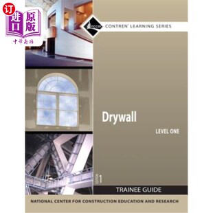 海外直订Drywall Level 1 Trainee Guide, Paperback 干式墙1级学员指南，平装本
