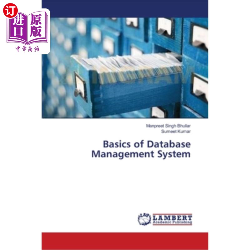 海外直订Basics of Database Management System 数据库管理系统基础知识