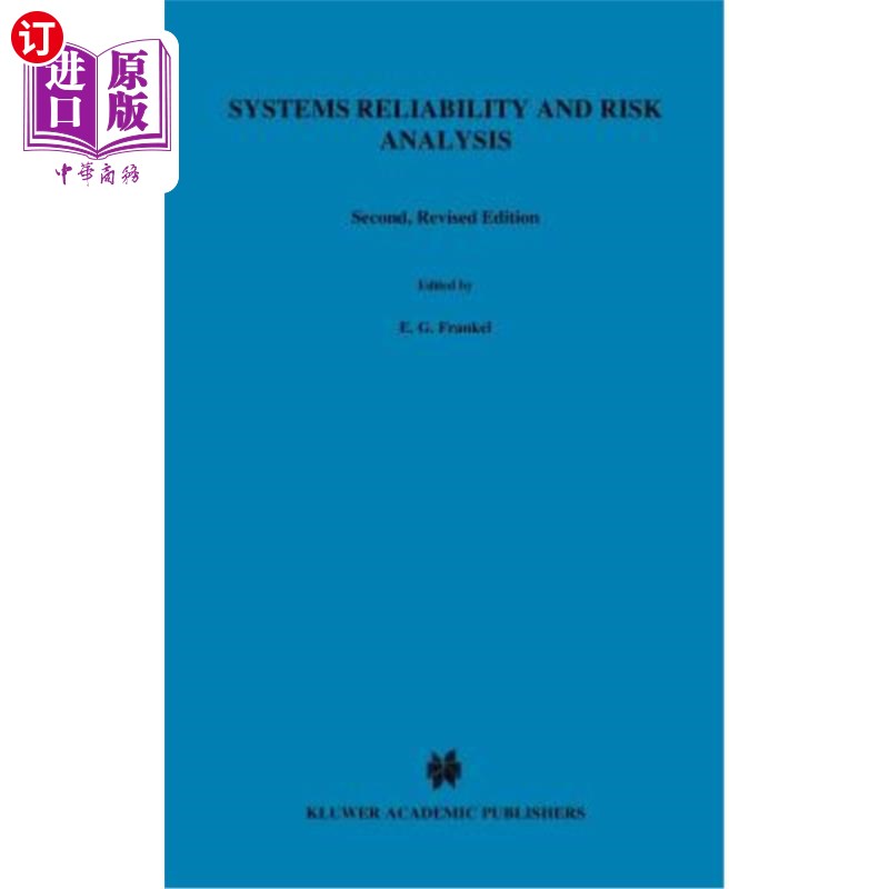 海外直订Systems Reliability and Risk Analysis 系统可靠性和风险分析