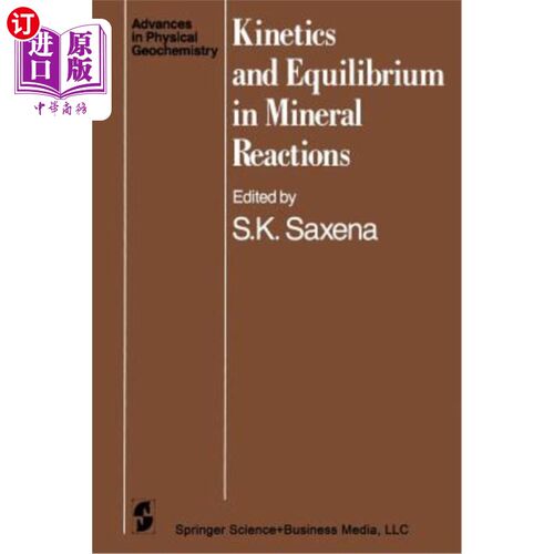 Kinetics and Equilibrium in Mineral Reactions 矿物反应动力学与平衡【中商原版】