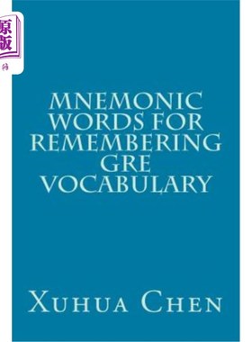 海外直订Mnemonic Words for Remembering GRE Vocabulary 用于记忆GRE词汇的助记词