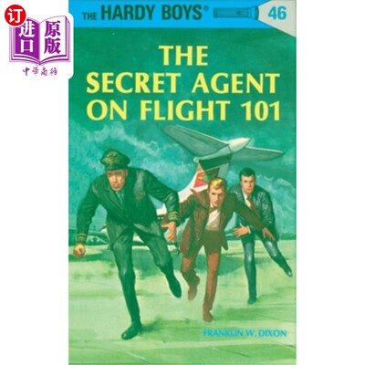 海外直订Hardy Boys 46: The Secret Agent on Flight 101 哈迪男孩46:101航班上的特工