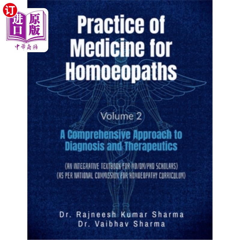 海外直订Practice of Medicine for Homoeopaths Volume 2: A Comprehensive Approach to Diagn 顺势疗法医学实践卷2:诊断