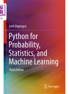 海外直订Python for Probability, Statistics, and Machine Learning 用于概率、统计和机器学习的Python