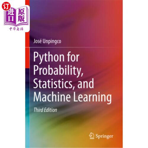 海外直订Python for Probability, Statistics, and Machine Learning 用于概率、统计和机器学习的Python