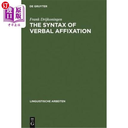 海外直订The Syntax of Verbal Affixation 动词缀的句法