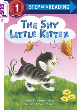 Step into Reading R Step 1 Shy Little Kitten The 兰登阅读进阶1害羞的小小猫 英文原版儿童绘本 分级读物 7到12岁【中商?