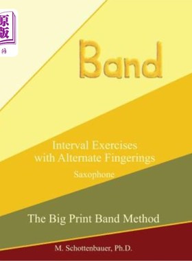 海外直订Interval Exercises with Alternate Fingerings: Saxophone 交替指法的间隔练习:萨克斯