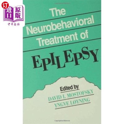 海外直订医药图书Neurobehavioral Treatment of Epilepsy 癫痫的神经行为治疗
