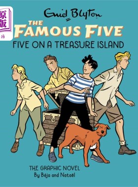 海外直订Famous Five Graphic Novel: Five on a Treasure Is... 著名的五部图画小说:《金银岛上的五个人》