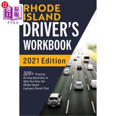 海外直订Rhode Island Driver's Workbook: 320+ Practice Driving Questions to Help You Pass