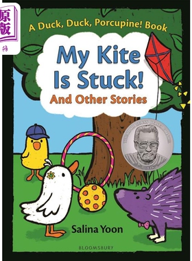 Salina Yoon My Kite Is Stuck And Other Stories 农场三小只 我的风筝卡住了 英文原版儿童绘本 动物故事图画书【中商原版?