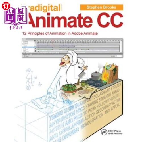 海外直订Tradigital Animate CC: 12 Principles of Animation in Adobe Animate Tradigital动画CC: 12原则的动画在
