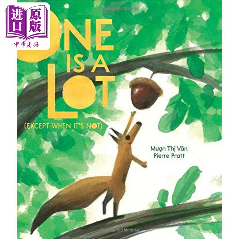 One Is a Lot (Except When It's Not) 一代表很多了 英文原版进口 3岁到7岁 精装 儿童图画书 数字 Pierre Prat【中商原版】